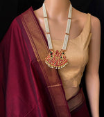 Load image into Gallery viewer, Maheswari Series : Kalyani Cotton Saree - Gold Zari : Deep Maroon
