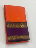 Load image into Gallery viewer, VEDIC AURA - Pure Kanjivaram Silk Saree with Gold Zari
