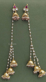Load image into Gallery viewer, RUTHISHA - Kashmiri Jhumka (Rani)
