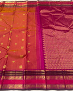 Load image into Gallery viewer, RANGDHARA - Pure Kanjivaram Silk Saree with Gold Zari
