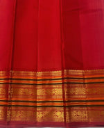 Load image into Gallery viewer, ROSEATE GLOW - Pure Kanjivaram Silk Saree with Gold Zari
