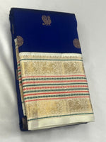 Load image into Gallery viewer, ROYAL SYMPHONY - Pure Kanjivaram Silk Saree with Gold Zari
