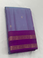 Load image into Gallery viewer, UNICORN BREEZE - Pure Kanjivaram Silk Saree with Gold Zari
