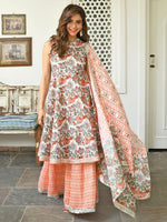 Load image into Gallery viewer, RIDHI [XL / 42] - Flared Kurti Suit Set
