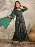 Load image into Gallery viewer, RUHI [2XL / 44] - Anarkali Kurti Dress Set

