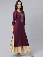 Load image into Gallery viewer, DAVINA [M / 38] - Straight cut kurti top
