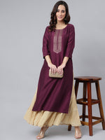 Load image into Gallery viewer, DAVINA [S / 36] - Straight cut kurti top
