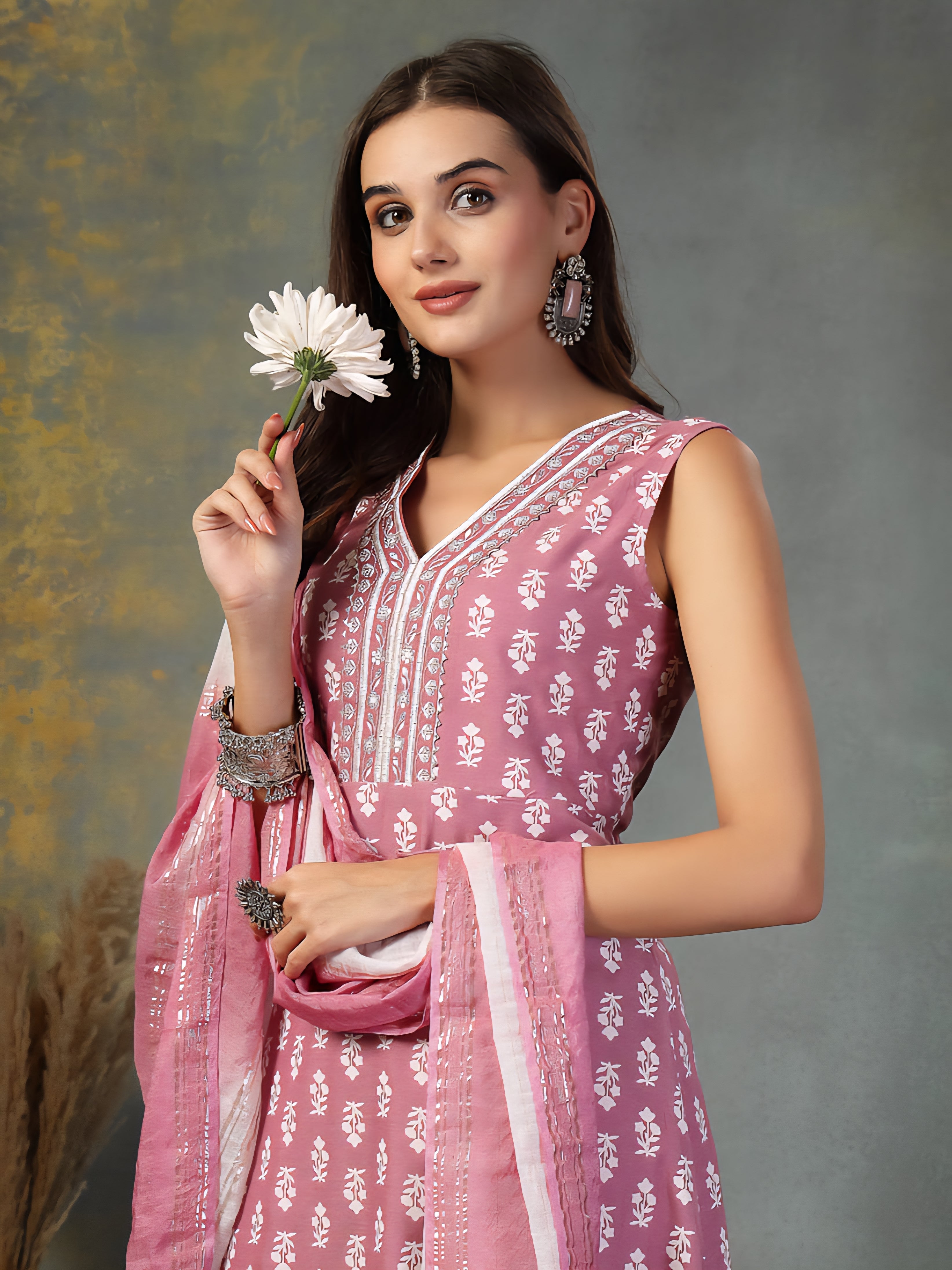 FIZA [L/40] - A-Line Kurti Set