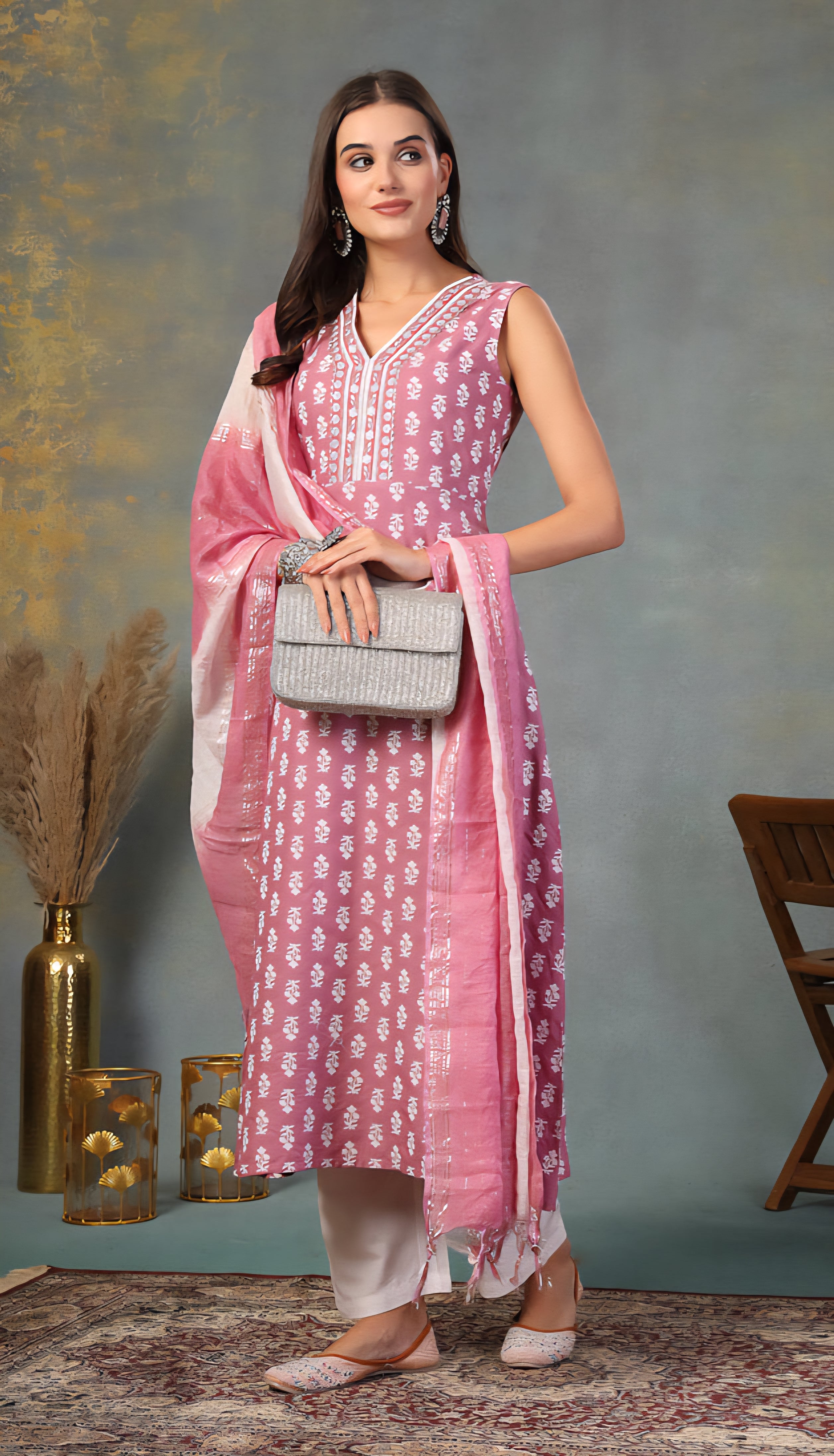 FIZA [L/40] - A-Line Kurti Set