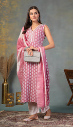 Load image into Gallery viewer, FIZA [L/40] - A-Line Kurti Set
