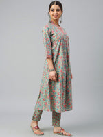 Load image into Gallery viewer, HEERA [L / 40] - Alia cut kurti set
