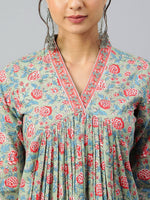 Load image into Gallery viewer, HEERA [XS / 34] - Alia cut kurti set
