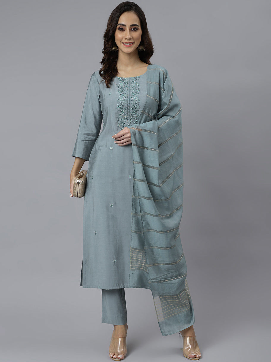 SIYA [XL / 42] - Straight cut kurti set