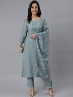 Load image into Gallery viewer, SIYA [XL / 42] - Straight cut kurti set
