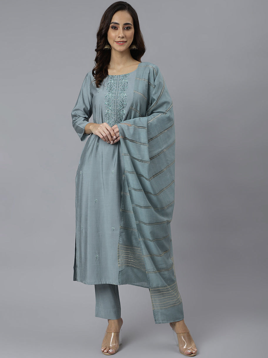 SIYA [XL / 42] - Straight cut kurti set