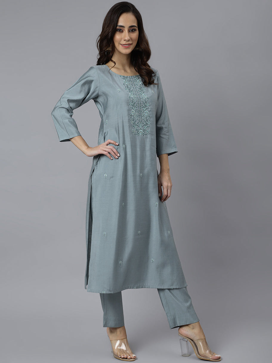 SIYA [XL / 42] - Straight cut kurti set