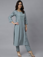 Load image into Gallery viewer, SIYA [L / 40] - Straight cut kurti set
