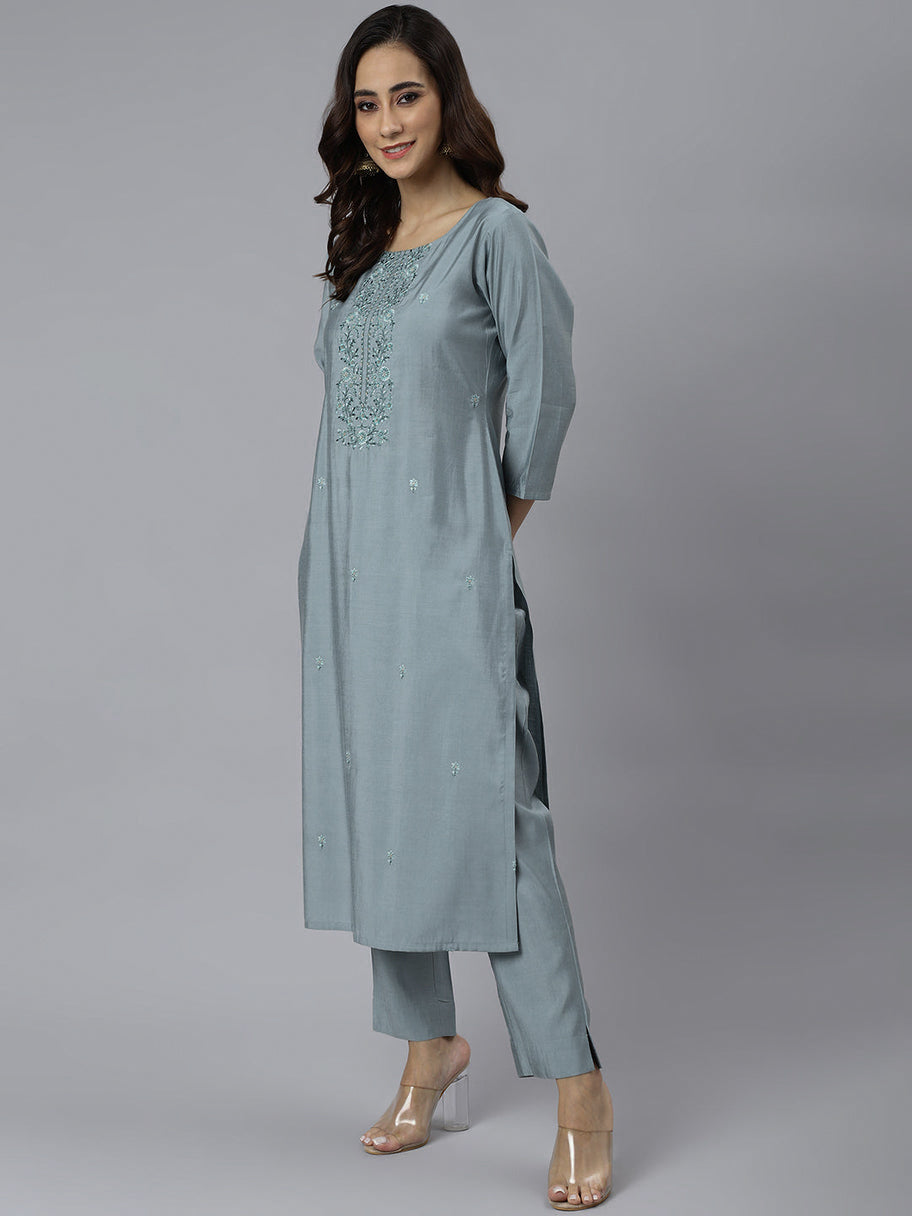 SIYA [XL / 42] - Straight cut kurti set