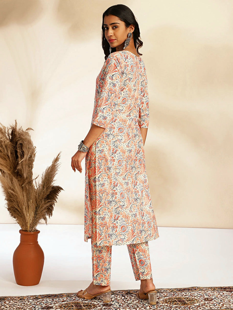 ANIKA [L / 40] - Straight cut kurti set