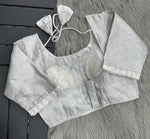 Load image into Gallery viewer, White : Readymade blouse [AVNI]
