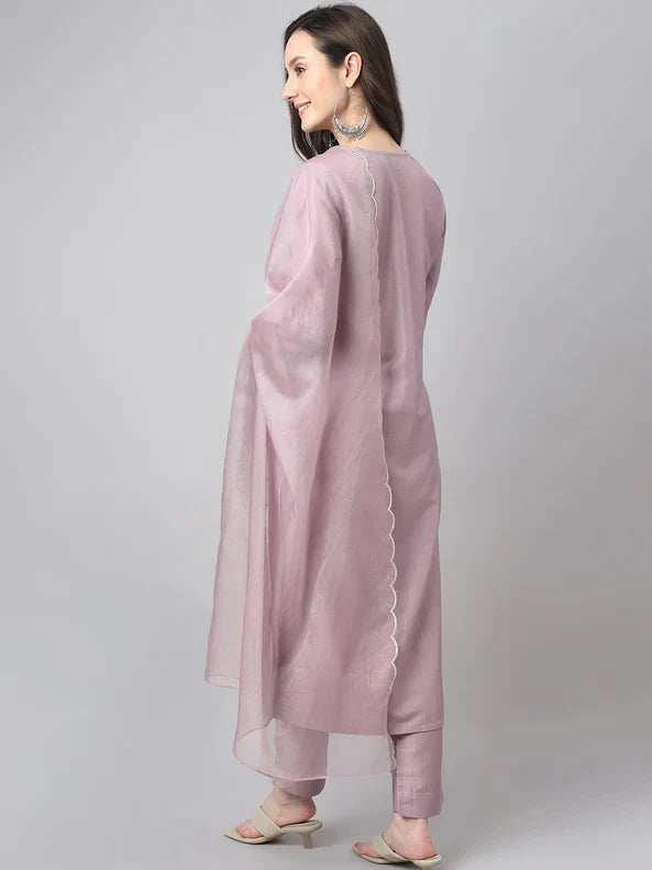 ALEKHYA [M / 38 - L / 40] - Straight cut kurta set