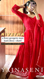 Load image into Gallery viewer, Kurti Maxi Dress - NIVETHA
