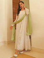 Load image into Gallery viewer, MADHURI [L / 40] - Maxi kurti + Shawl
