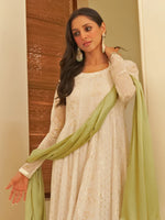 Load image into Gallery viewer, MADHURI [L / 40] - Maxi kurti + Shawl
