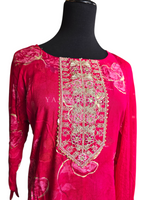 Load image into Gallery viewer, MAHIMA [S/36] - Straight Cut Kurti Set (Hot Pink)
