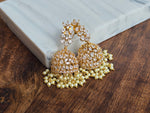 Load image into Gallery viewer, ISHIR jhumkas (White)
