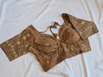 Load image into Gallery viewer, Brown : Readymade blouse [DIVANITA]
