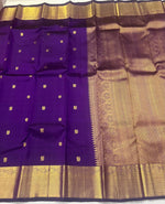 Load image into Gallery viewer, MAYURA LEELA - Pure Kanjivaram Silk Saree with Gold Zari
