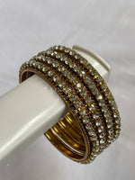 Load image into Gallery viewer, VIYA - set of 4 bangles (Gold)
