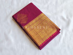 Load image into Gallery viewer, Royal Edit x Semi Soft Silk Gold Zari Saree - Mulberry
