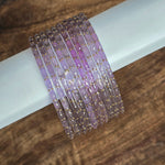 Load image into Gallery viewer, Handmade Raindrop Glass Bangles - Ashpurple
