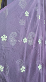 Load image into Gallery viewer, ZUNAIRA [XL/42] - Straight Cut Kurti Set (Purple)
