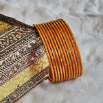 Load image into Gallery viewer, Metallic x Dot Bangles - Orange
