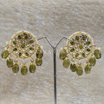 Load image into Gallery viewer, MADONNA studs (olive)
