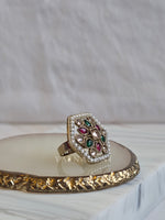 Load image into Gallery viewer, AMRUTA Ring (Rani x Green)
