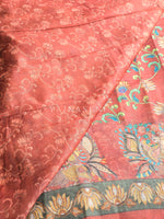 Load image into Gallery viewer, Printed Chanderi Cotton Saree : Burnt Sienna
