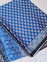 Load image into Gallery viewer, Printed Satin Saree : Thamarai x Gomatha
