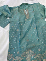 Load image into Gallery viewer, DANUSH [M/38] - (Turquoise) Men Mid Length Kurta Top
