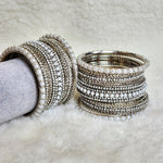 Load image into Gallery viewer, ANJALI bangles set - Silver

