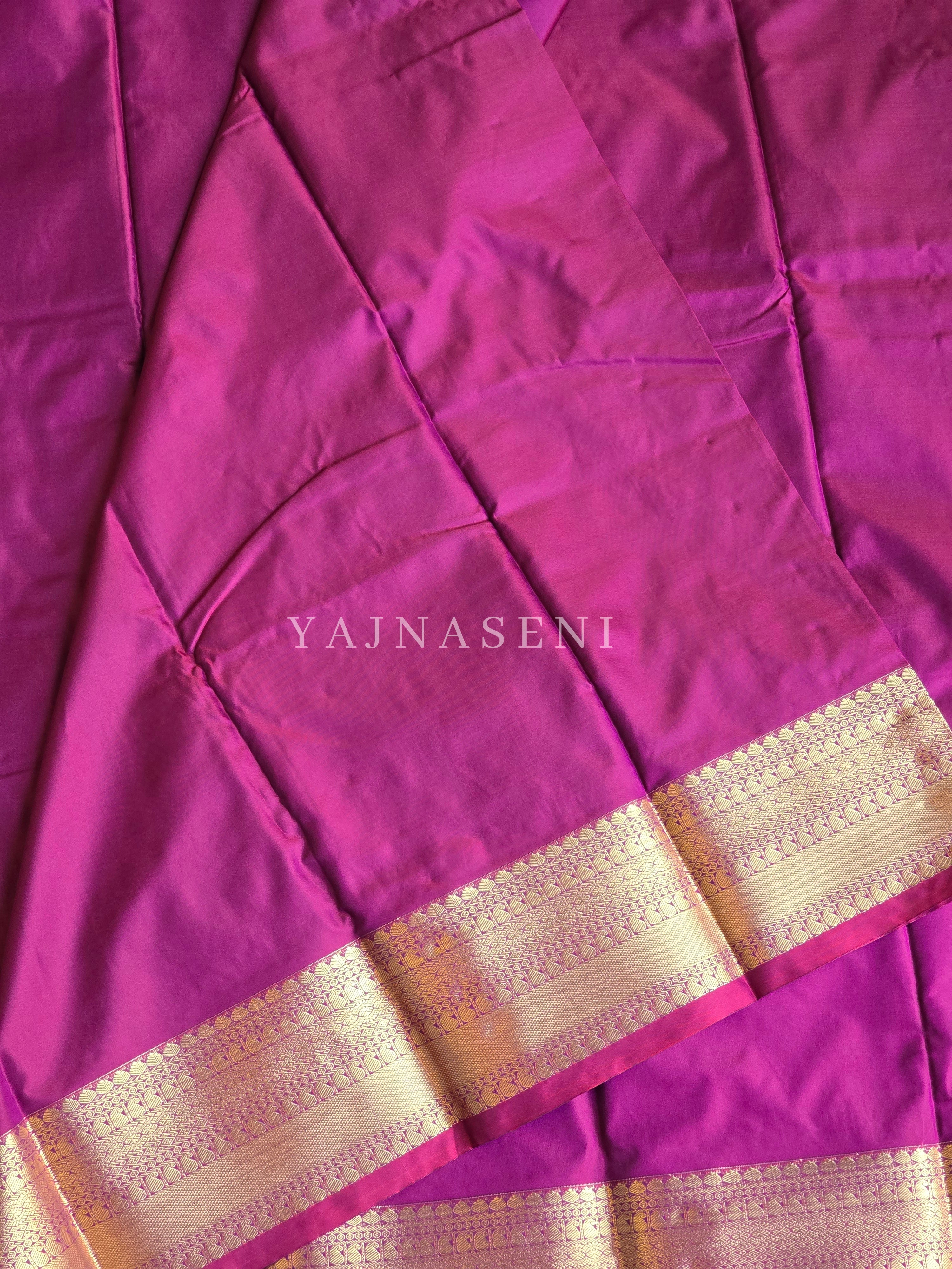 Soft Silk x Gold Zari Saree - Shiraz