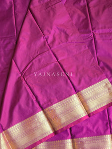 Soft Silk x Gold Zari Saree - Shiraz