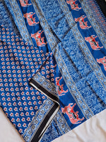 Load image into Gallery viewer, Printed Satin Saree : Thamarai x Gomatha
