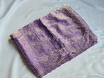 Load image into Gallery viewer, Satina Space Silk Saree x Sequins x Stones : Lavender
