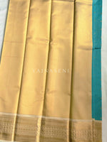 Load image into Gallery viewer, Kanchipuram Semi Silk Saree x Checkered - Baby Blue x Cream
