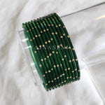 Load image into Gallery viewer, Metallic x Dot Bangles - Green
