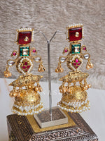 Load image into Gallery viewer, ARTHISHA earrings (Red)

